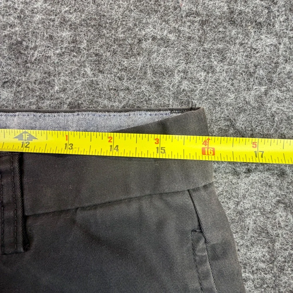 Banana Republic Gavin Chino Pants Mens 32x30 Black Straight Fit Cotton Inseam 29